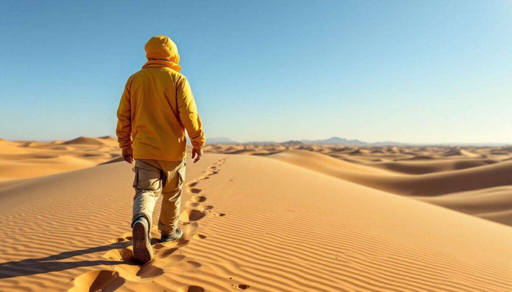 N’oubliez pas de vous couvrir si vous comptez aller marcher dans le Sahara