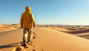 N’oubliez pas de vous couvrir si vous comptez aller marcher dans le Sahara