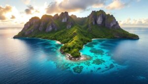 En Polynésie française, cette île méconnue et particulièrement préservée est surnommée « l’île aux forteresses »