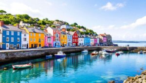 Ce port breton aux façades colorées évoque les villages des Cinque Terre