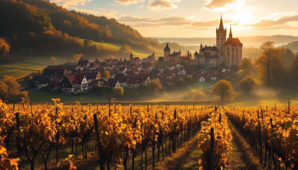 Cette commune viticole d'Alsace est aussi célèbre pour son impressionnante abbaye