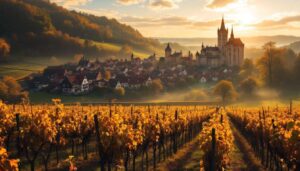 Cette commune viticole d'Alsace est aussi célèbre pour son impressionnante abbaye