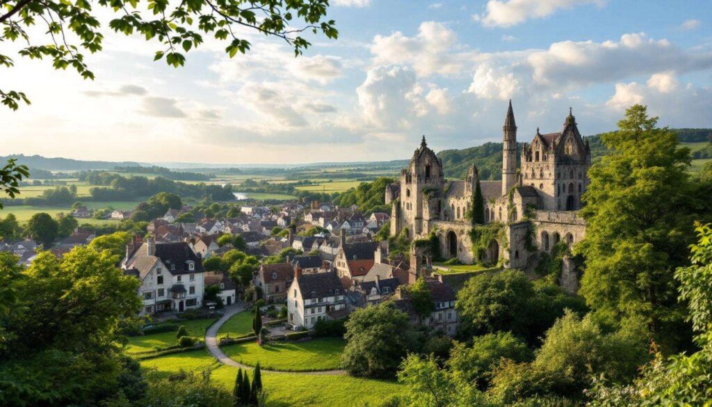 À quelques kilomètres de Rouen, ce charmant village abrite les vestiges d’une abbaye, joyau du patrimoine normand