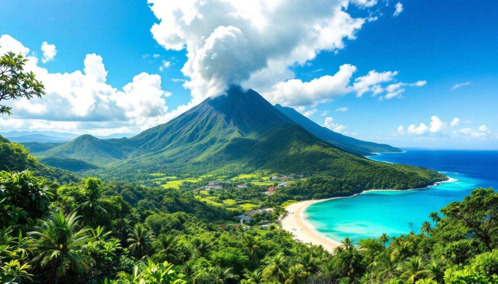 Martinique : l’île des contrastes entre volcans fumants et plages secrètes