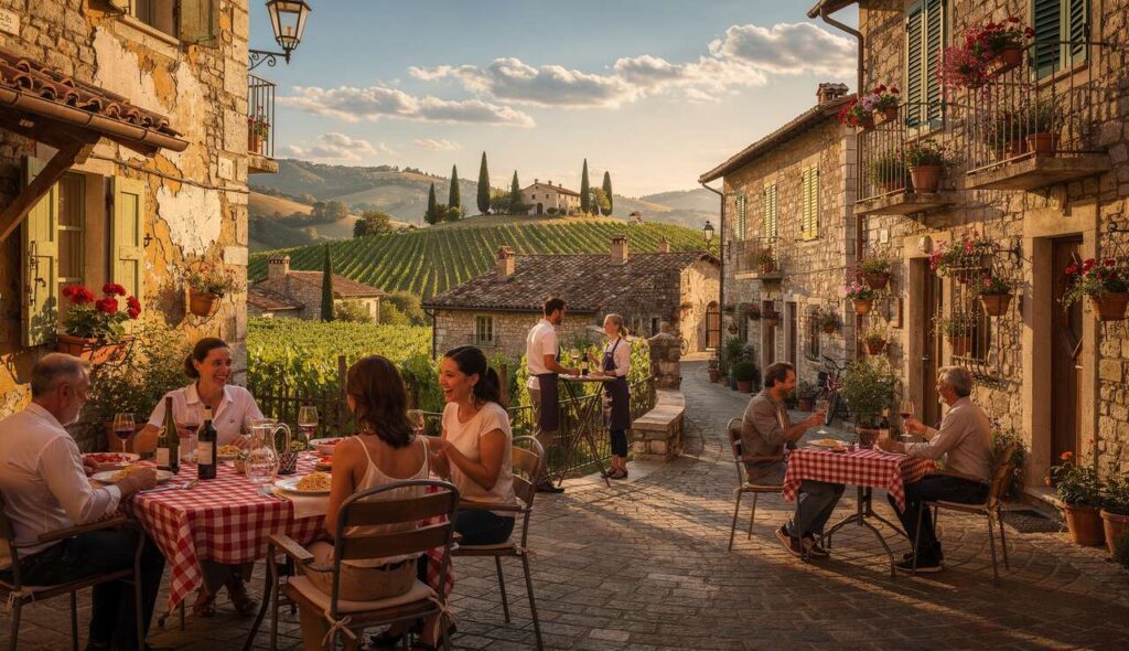 Le village italien où l’on mange si bien que tous ceux qui viennent reviennent
